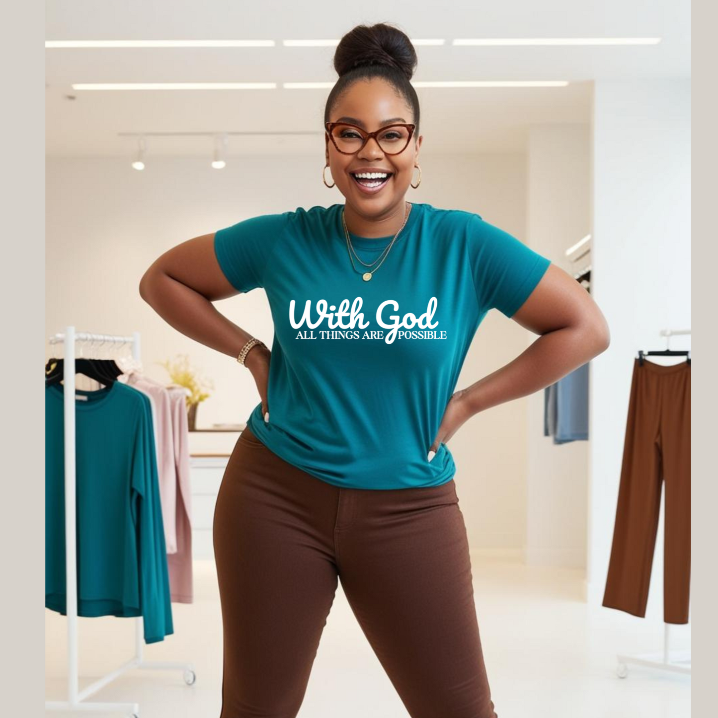 With God All Things Are Possible Tee
